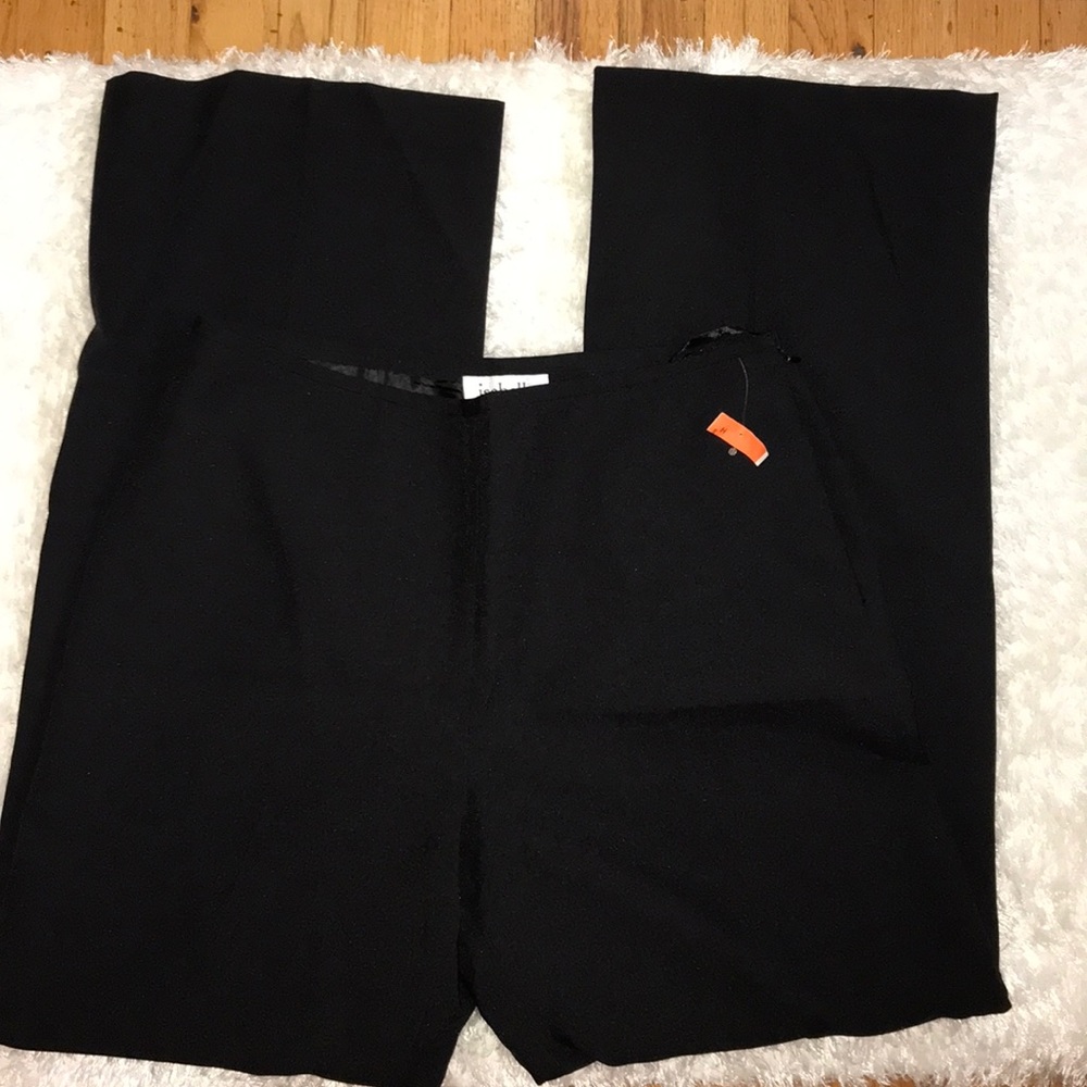 NWOT Dark blue flat front trousers